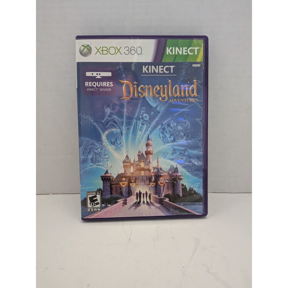 Kinect Disneyland Adventures Xbox 360 Disney Game NTSC Microsoft Frontier E10+